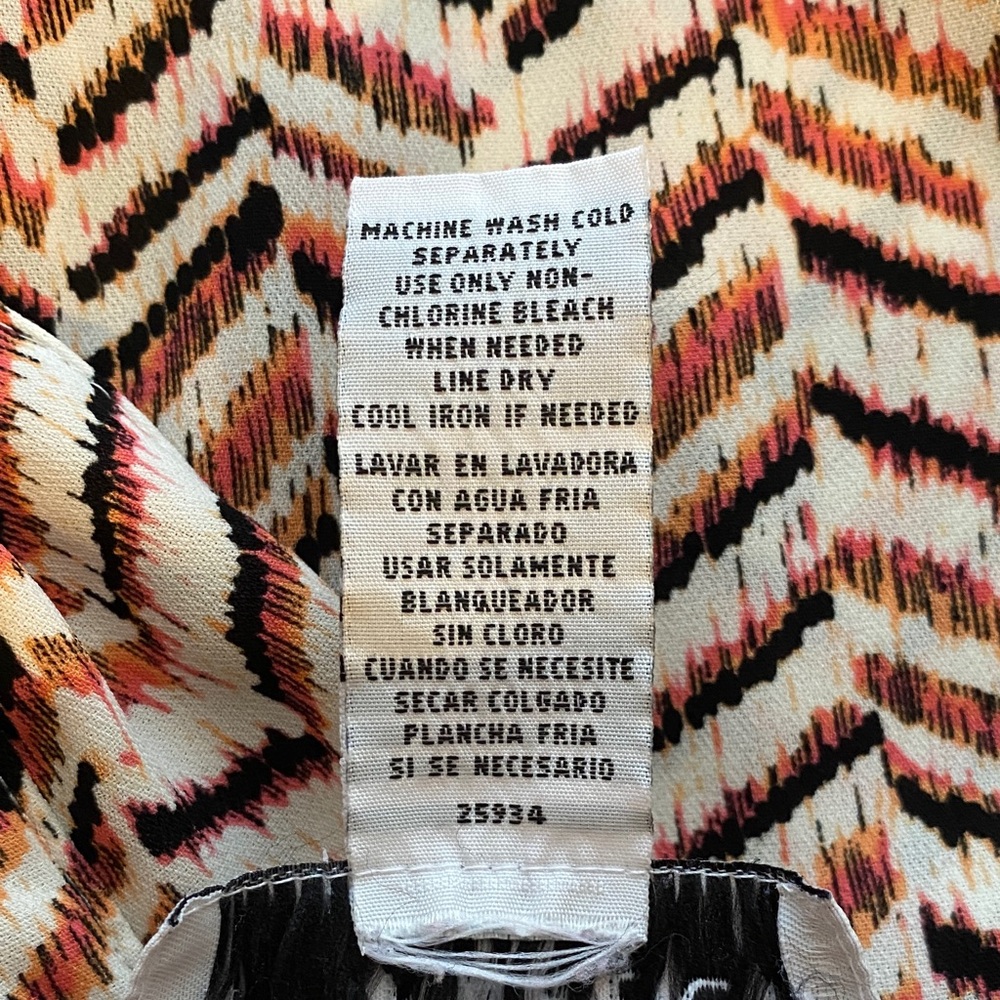 Sag Harbor Chevron Patterned Button Down Shirt - image 7